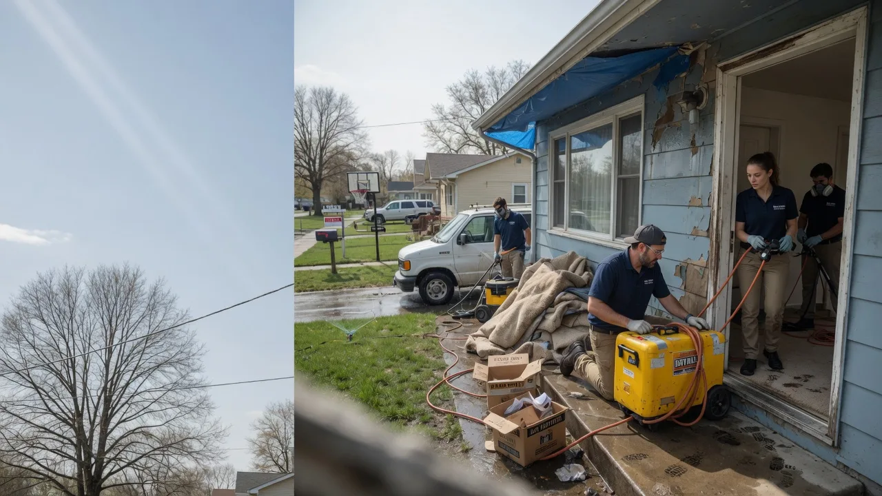 Basement Flood Cleanup in Union Hill, IL near me